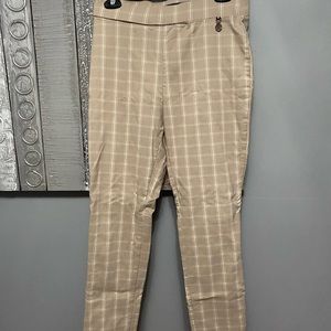 Striped checkered pants